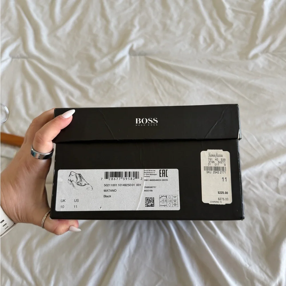 Hugo Boss polished black